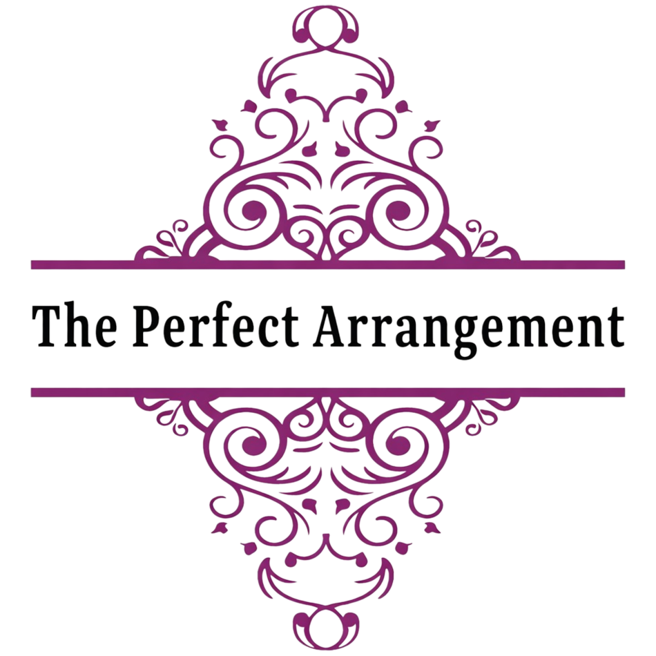 The Perfect Arrangement Fresno CA Florist Delivery Pickup Logo Transparent BG 1